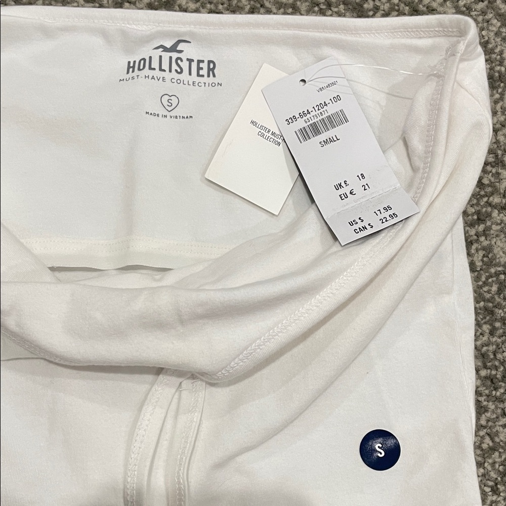 White Halter Crop Top - Picture 4 of 4